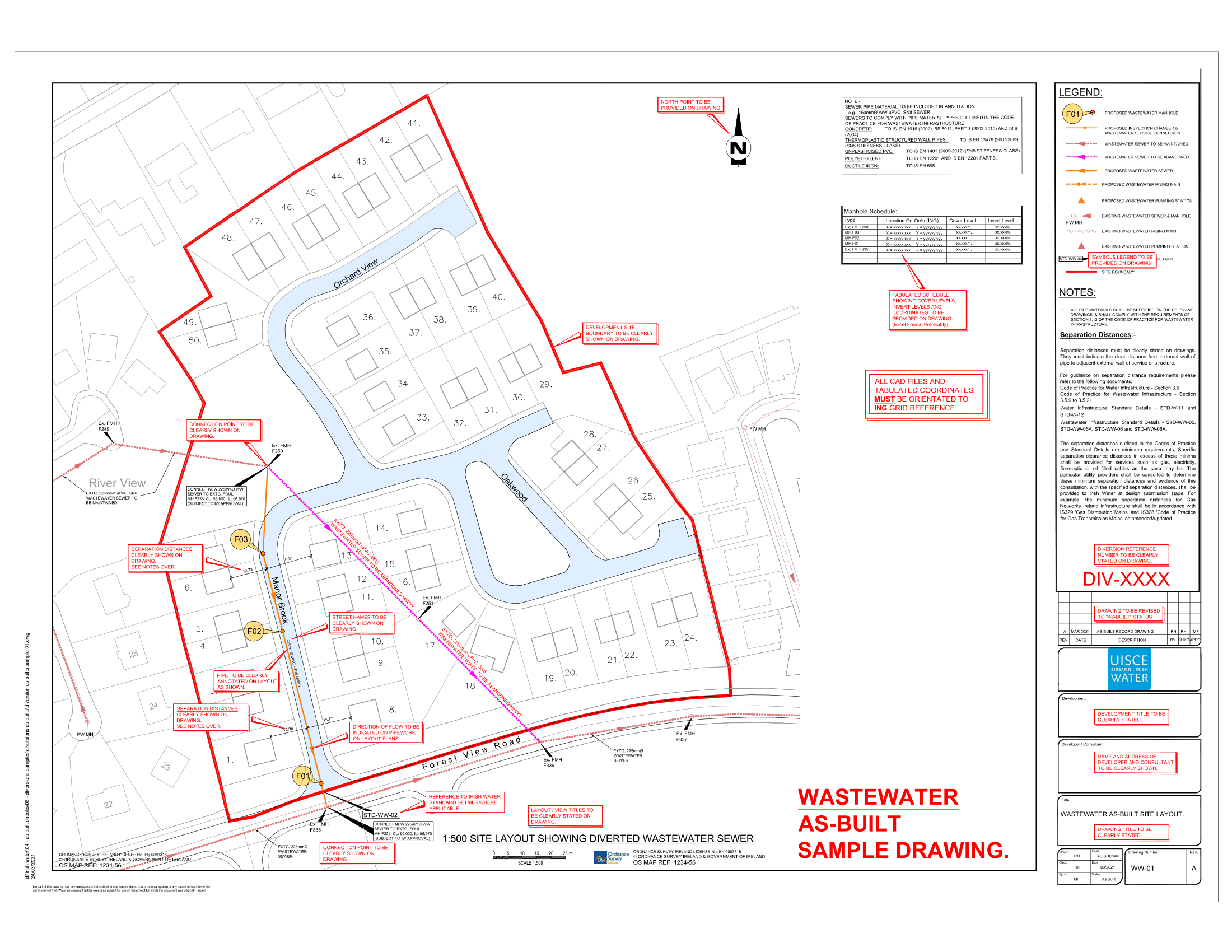 Wastewater Layout Plan - Weidmann Consulting